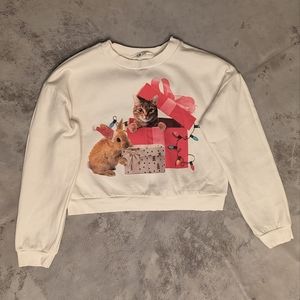 H&M Christmas/Holiday Sweatshirt Sz. 8-10